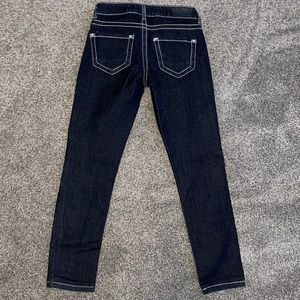 Size 24 Daytrip Lynx Skinny Dark Jeans Like Hemmed to 26.5 in inseam by Buckle.